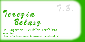 terezia belasz business card